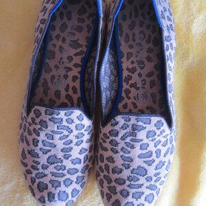 Rothys Leopard Cheetah Loafer Slip-on Size 9.5